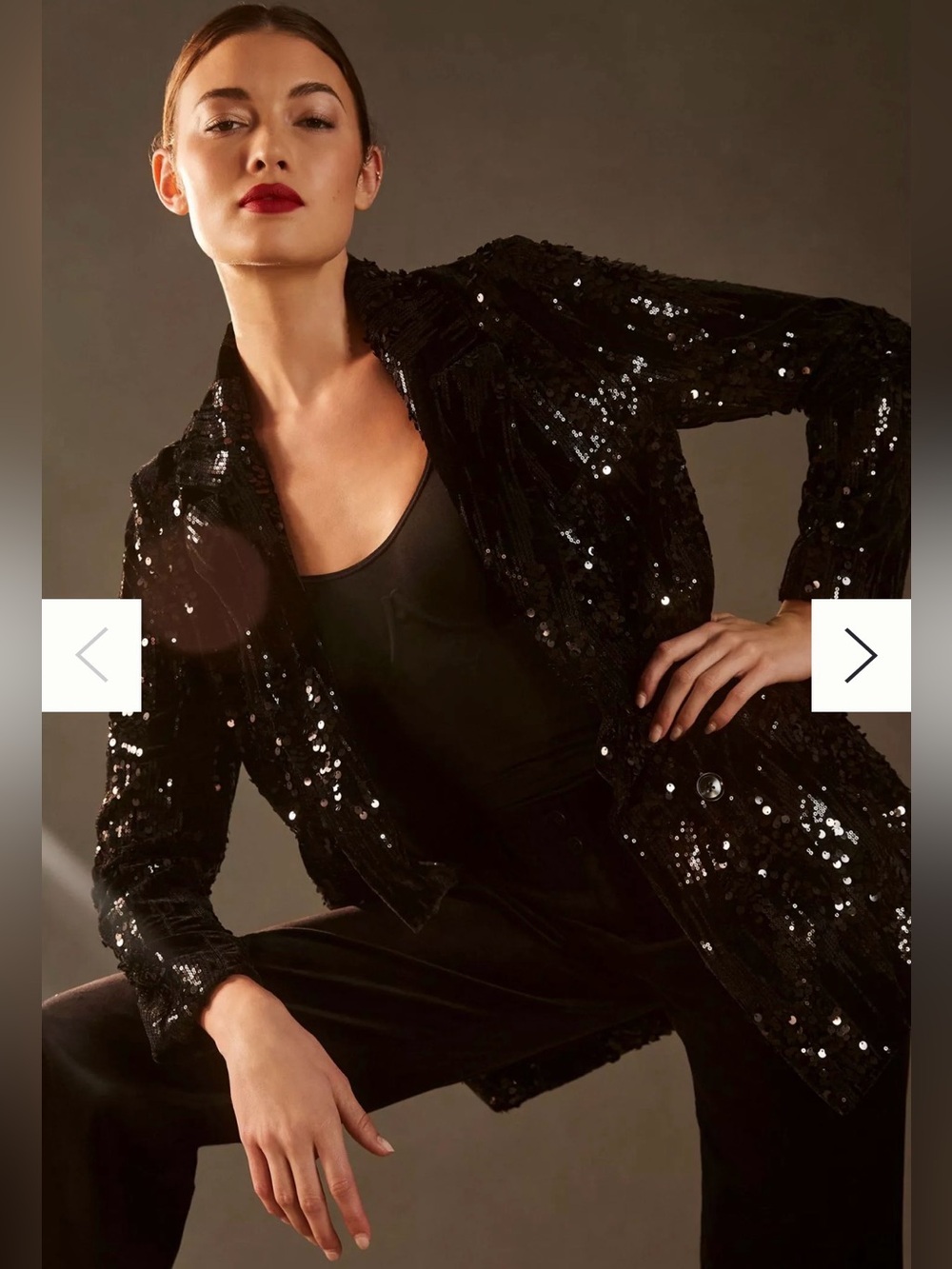 Anthropologie Hutch black velvet & sequins jacket size XXS Petite